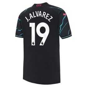 Camisetas Manchester City J. Alvarez 19 Tercera 2023-24 - Niño (+ Pantalones)